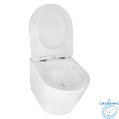 Унитаз подвесной безободковый Azario Терамо AZ-0053 SP (с сиденьем Soft Close (микролифт) )