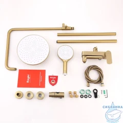 Душевая система Raglo 260 1 режим R03.24.03 (сатин золотой)