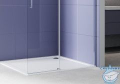 Walk in  Aquatek 120х200 AQ.WISL.120.1CH профиль хром, стекло прозрачное 