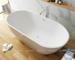 Ванна из литьевого мрамора Aquanet Family Stone 160х75