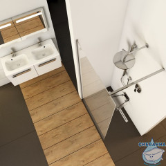 Душевое ограждение Ravak Walk In Wall-80 v.200 bright alu+Transparent GW9W40C00Z1