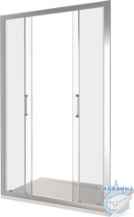 Дверь в нишу Bas LATTE WTW-TD-170-G-WE профиль белый, стекло матовое