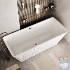 Акриловая ванна Grossman Cristal GR-2022M 170X75 с каркасом (белый матовый)