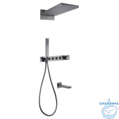 Душевая система Abber Rund AF8753NG 230 1 режим (никель)