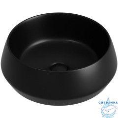  Раковина на столешницу 40 см Ceramicanova Maya CN12004MB (черный матовый)