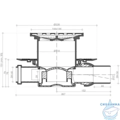 Дренажный трап для душа Pestan Confluo Standard 13000006