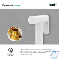 Гигиеническая душ Iddis 020WB0Gi20 (белый)