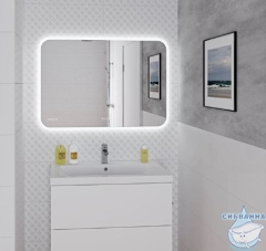 Зеркало Cersanit Design KN-LU-LED070*100-p-Os 100 см