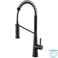 Смеситель для кухни Azario Spring AZ-VGT569183PA (черный матовый)