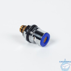 Дивертор для смесителя, латунь, h=38 мм, поворотный, IDDIS, 997BC138SM