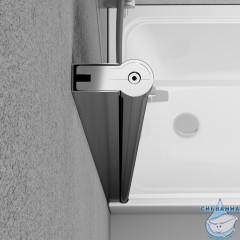 Шторка для ванны Am.Pm Gem W90BS-D080-140CT 80х140