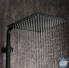 Душевая система Gappo G2417-6 250 1 режим (черный матовый)