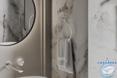 Полотенцедержатель ABBER Glanz AA1H51, хром
