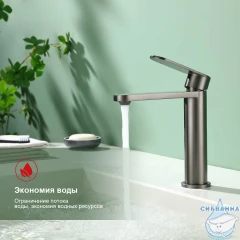 Смеситель для раковины Raglo R10.10.09 (графит)