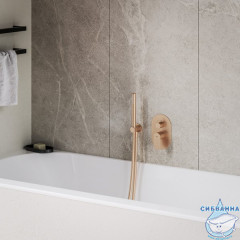 Встраиваемый смеситель для ванны Ravak Eleganta X070375 (розовое золото )