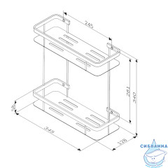 Полочка AM.PM Sense A7453200