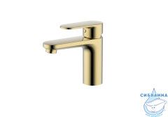 Смеситель для раковины Aquatek Ника AQ1810BG (золото)