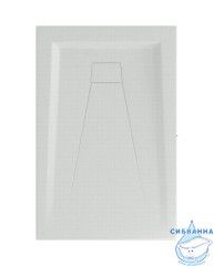 Поддон из литьевого мрамора Bas Атриум 140х90 ЛП00005