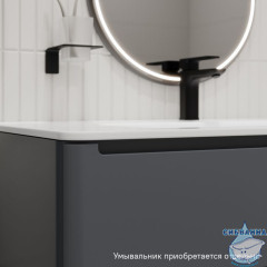 Тумба подвесная, 100 см, темно-серый, Edifice, IDDIS, EDI10D0i95 подходит умыв. 0101000i28