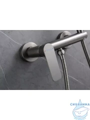 Смеситель Raglo R03.51.09  с гигиеническим душем (графит)