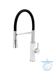 Смеситель кухни Frap F4452-8 (белый/черный)