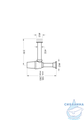 Сифон для умывальника Vitra A45109