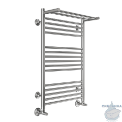Полотенцесушитель водяной Terminus Аврора П16 50х80 с полкой (нижнее подключение)