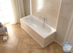 Чугунная ванна Универсал Грация 170х70 №303 без ножек (с дефектом)