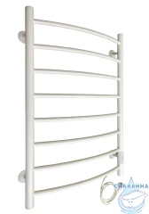 Полотенцесушитель электрический Санприз Классик П8 50х80 (белый матовый) (подключение универсальное)