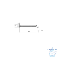 Душевая система Vitra AquaHeat 458657 220 1 режим (хром)