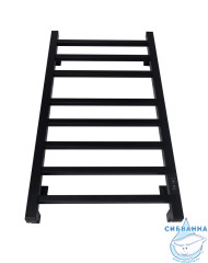 Полотенцесушитель электрический Санприз Квадро П8 40х80 (черный матовый) (подключение универсальное)