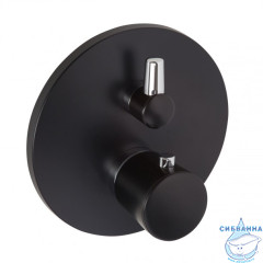 Встраиваемый смеситель для ванны Kludi Balance 528358775 (черный матовый)