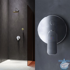 Встраиваемый смеситель для ванны AM.PM X-Joy F85A45000 (хром)