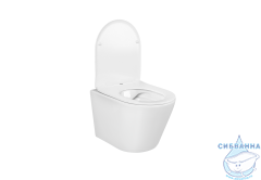 Унитаз подвесной безободковый Aquatek Вега AQ1904-00 (с сиденьем Soft Close (микролифт)