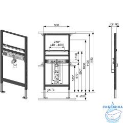 Инсталляция для раковин Tece 9310000