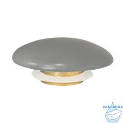 Накладка на слив для раковины ABBER AC0014MG серая матовая, керамика