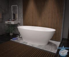 Ванна из искусственного камня Radostone Адриана 170х81