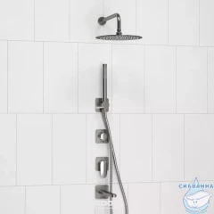 Душевая система Wasserkraft 250 1 режим A1451.273.274.097.121.275.100.276 (никель)