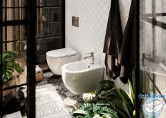 Унитаз подвесной безободковый Aquatek Европа AQ1901-00 (с сиденьем Soft Close (микролифт)