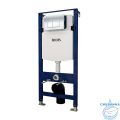 Комплект 2 в 1: инсталляция и клавиша смыва, хром, Optima Home, IDDIS, OPH00GCi32K