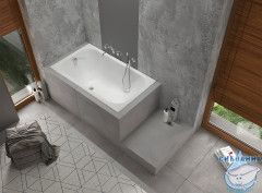 Чугунная ванна Универсал Каприз 120х70 с ножками