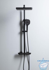 Душевая система Allen Brau Infinity 310 1 режим 296316 (черный матовый)