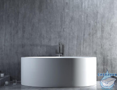 Ванна из искусственного камня Salini Isola 200x200 (материал sapirit, белый матовый)