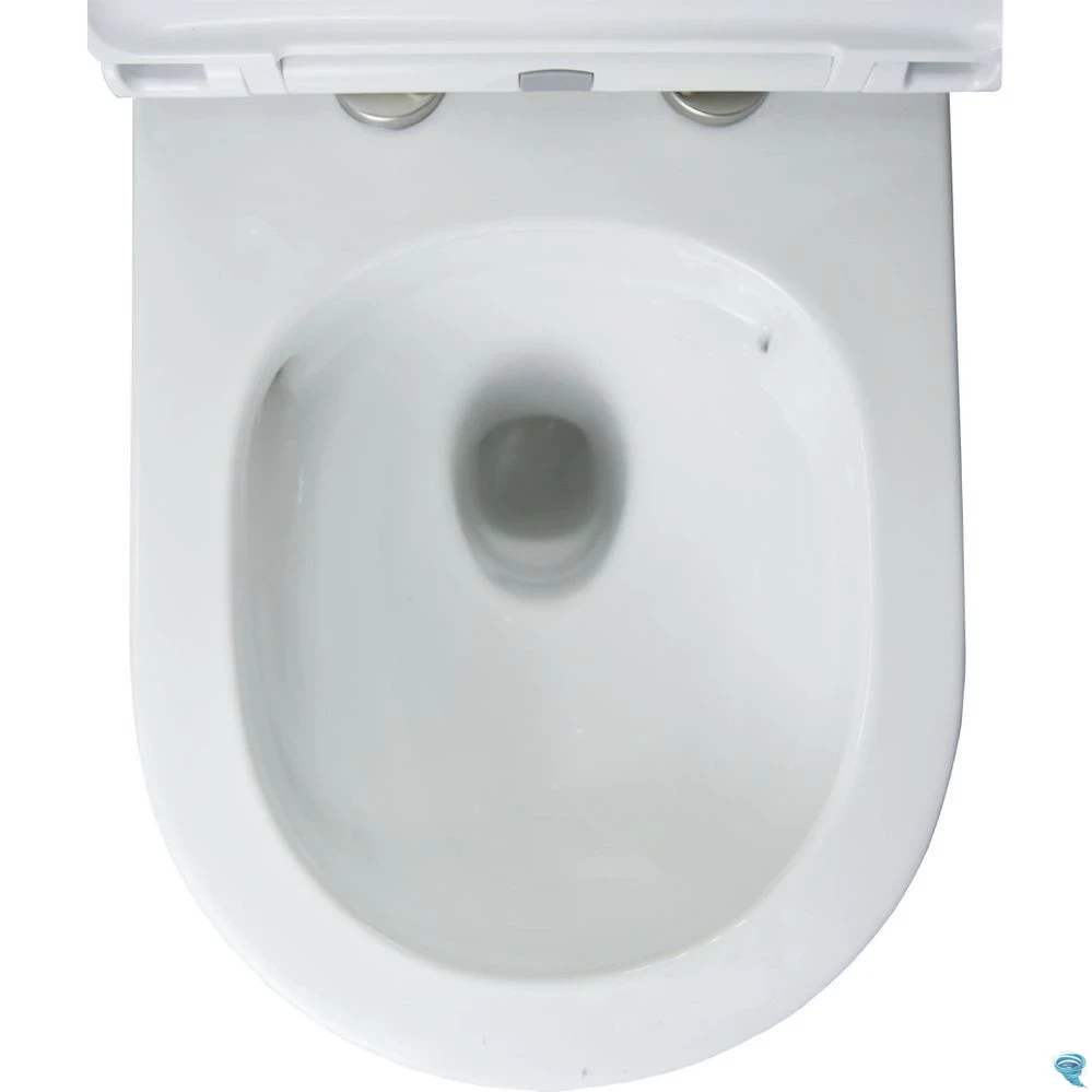 Инсталляция для унитаза Charus CC.300.80.01 с кнопкой смыва Charus Spazio FP.330.46.01 хром матовый,  с унитазом LYon 2.0 (с сиденьем Soft Close (микролифт)