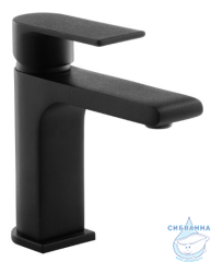 Смеситель для раковины Azario Delano AZ-158445224 (черный матовый)