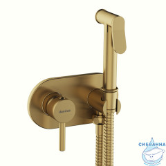 Встраиваемый смеситель с гигиеническим душем Damixa Option 214000000 (бронза)