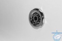 Акриловая ванна с гидромассажем Loranto CS-831N 155x155 с каркасом