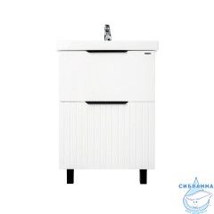Тумба Viant Сицилия 60Н с раковиной Como 60 белый