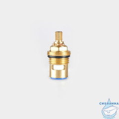 Кран-букса для смесителя, керамика, 180°, 20 зубцов, G1/2", М24, h=45 мм, IDDIS, 998CR451SM