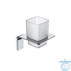 Подстаканник одинарный, матовое стекло, сплав металлов, Slide, хром, IDDIS, SLISCG1i45